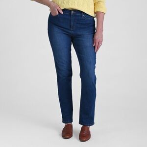 Christopher & Banks Relaxed Straight Leg Jeans, Classic, Size 4 Short